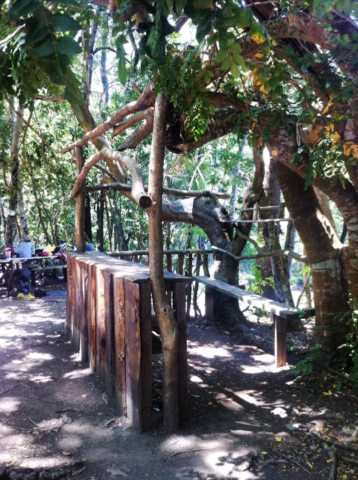 Chile. Where your camp spot comes with a tree bar.